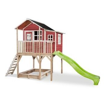 Brico EXIT Loft 750 houten speelhuis rood aanbieding