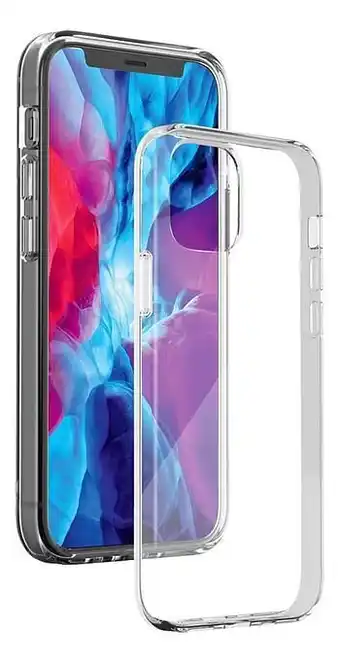 Dreamland bigben cover Silisoft voor iPhone 12 mini transparant aanbieding