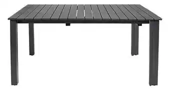 Dreamland Verlengbare tuintafel Largos zwart L 150 x B 90 cm aanbieding