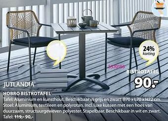 Jysk Hobro bistrotafel aanbieding