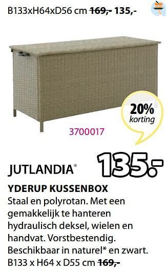 Jysk Yderup kussenbox aanbieding