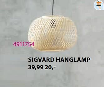 Jysk Sigvard hanglamp aanbieding