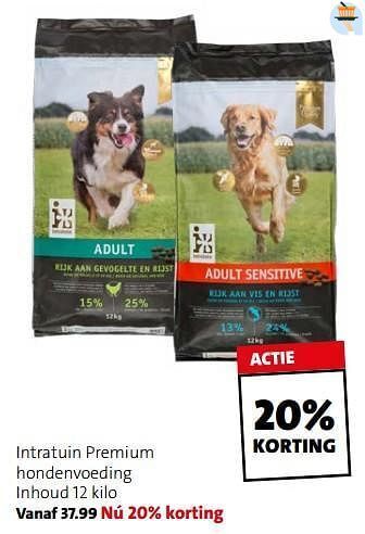 Intratuin Intratuin premium hondenvoeding aanbieding