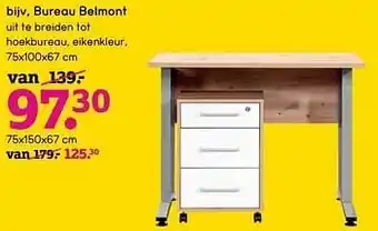 Leen Bakker Bureau belmont aanbieding