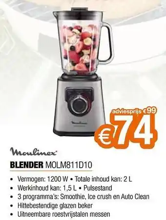 Moulinex blender molm811d10