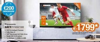 Expert Panasonic oled tv pvtx65hz1500e aanbieding