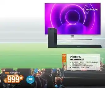 Expert Philips uhd ambilight tv pq70pus854512 aanbieding