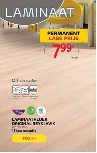Brico Laminaatvloer Original Reykjavik aanbieding