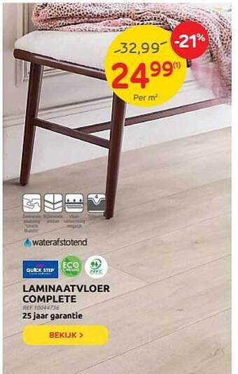 Brico Laminaatvloer Complete aanbieding