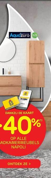 Brico Badkamermeubels Napoli aanbieding