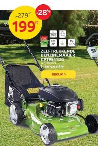 Brico Zelftrekkende Benzinemaaier aanbieding