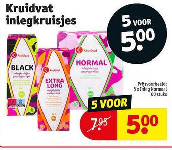 Kruidvat Kruidvat Inlegkruisjes aanbieding