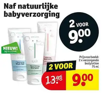 Kruidvat Naf Natuurlijke Babyverzorging aanbieding