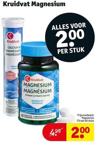 Kruidvat Kruidvat Magnesium aanbieding