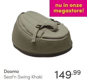 Baby & Tiener Doomo seat`n swing khaki aanbieding