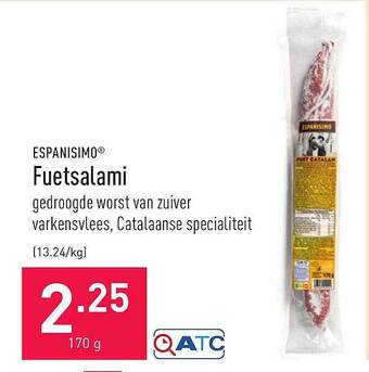 ALDI Espanisimo Fuetsalami aanbieding