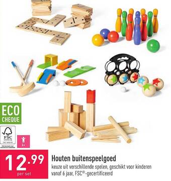 ALDI Houten Buitenspeelgoed aanbieding