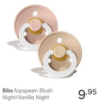 Baby & Tiener Bibs fopspeen blush night-vanilla night aanbieding