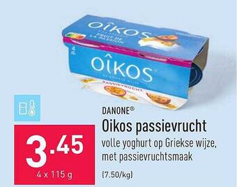 ALDI Danone Oikos Passievrucht aanbieding