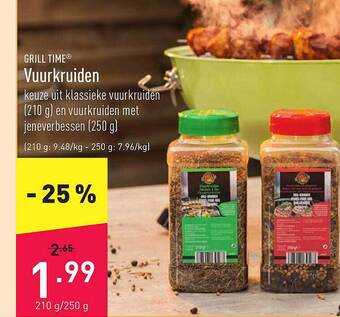 ALDI Grill Time Vuurkruiden aanbieding