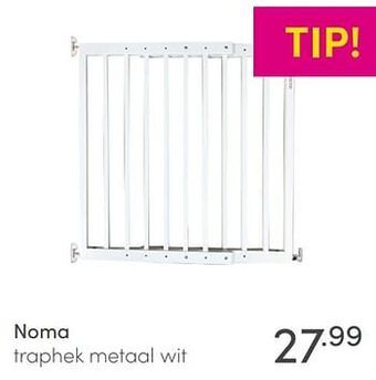 Baby & Tiener Noma traphek metaal wit aanbieding