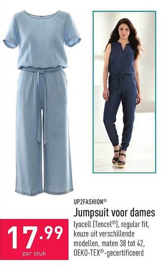ALDI Up2fashion Jumpsuit Voor Dames aanbieding