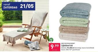 ALDI Home Creation Bathroom Ligbedovertrek aanbieding