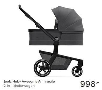 Baby & Tiener Joolz hub+ awesome anthracite 2-in-1 kinderwagen aanbieding