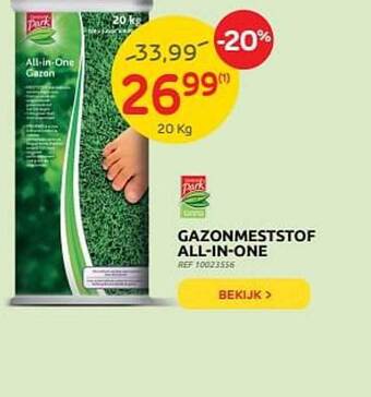 Brico Gazonmeststof All In One aanbieding