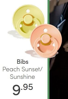 Baby & Tiener Bibs peach sunset- sunshine aanbieding