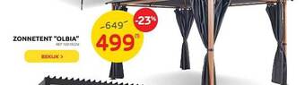 Brico Zonnetent Olbia aanbieding