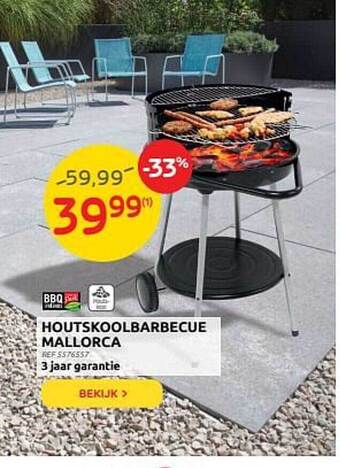 Brico Houtskoolbarbecue Mallorca aanbieding