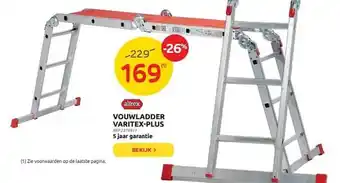 Brico Vouwladder Varitex Plus aanbieding