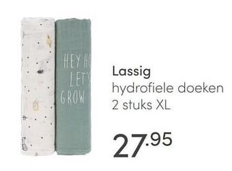 Baby & Tiener Lassig hydrofiele doeken aanbieding