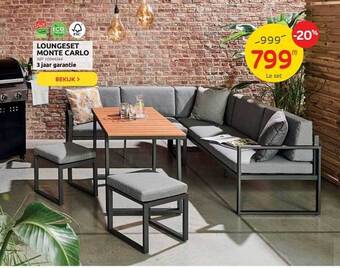 Brico Loungeset Monte Carlo aanbieding