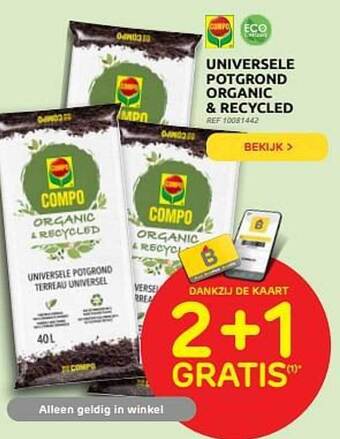 Brico Universele Potgrond Organic & Recycled aanbieding