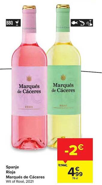 Carrefour Rioja Marqués De Cáceres aanbieding