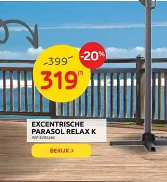 Brico Excentrische Parasol Relax K aanbieding