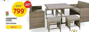Brico Loungeset Capri aanbieding