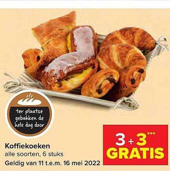 Carrefour Koffiekoeken aanbieding