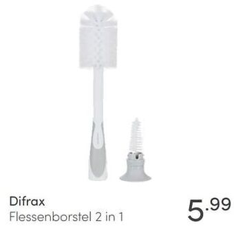 Baby & Tiener Difrax flessenborstel 2 in 1 aanbieding