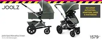 Baby & Tiener Joolz geo2 marvellous green 3-in-1 kinderwagen aanbieding
