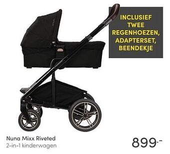 Baby & Tiener Nuna mixx riveted 2-in-1 kinderwagen aanbieding