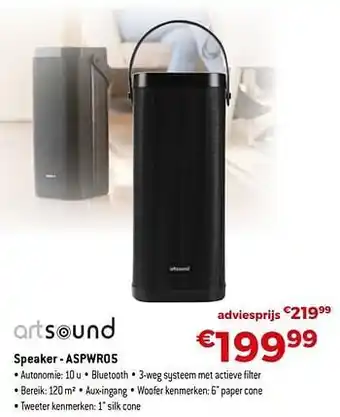 Artsound speaker - aspwr05