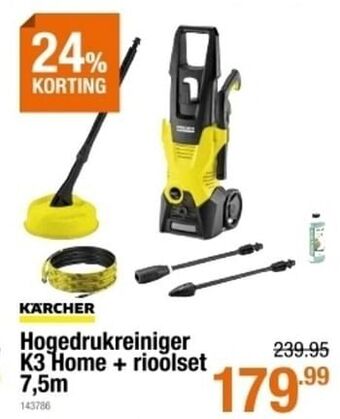 Kärcher hogedrukreiniger k3 home + rioolset
