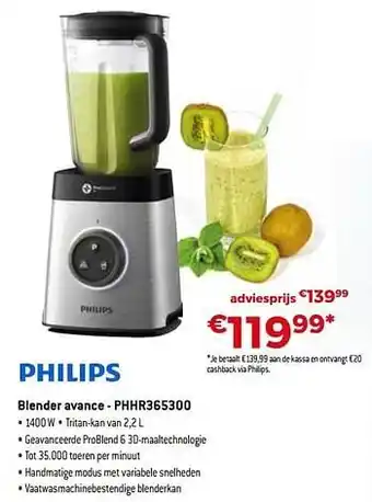 Philips blender avance - phhr365300