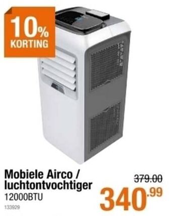 Cevo Mobiele airco - luchtontvochtiger 12000btu aanbieding