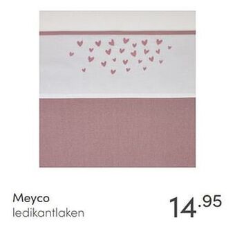 Baby & Tiener Meyco ledikantlaken aanbieding