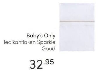 Baby`s only ledikantlaken sparkle goud