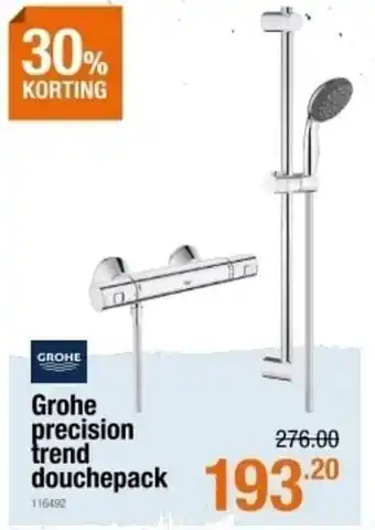 Cevo Grohe precision trend douchepack aanbieding